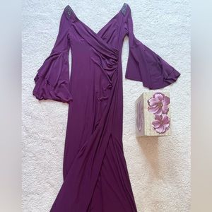 Ralph Lauren burgundy gown